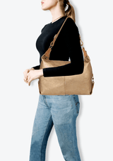 LEATHER HOBO BAG