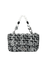 BOLSA CLASSICA EM TWEED