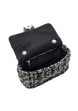 BOLSA CLASSICA EM TWEED