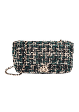 BOLSA CLASSICA EM TWEED