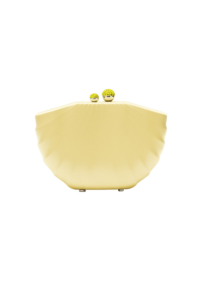 BOLSA CLUTCH EM CETIM CONCHA