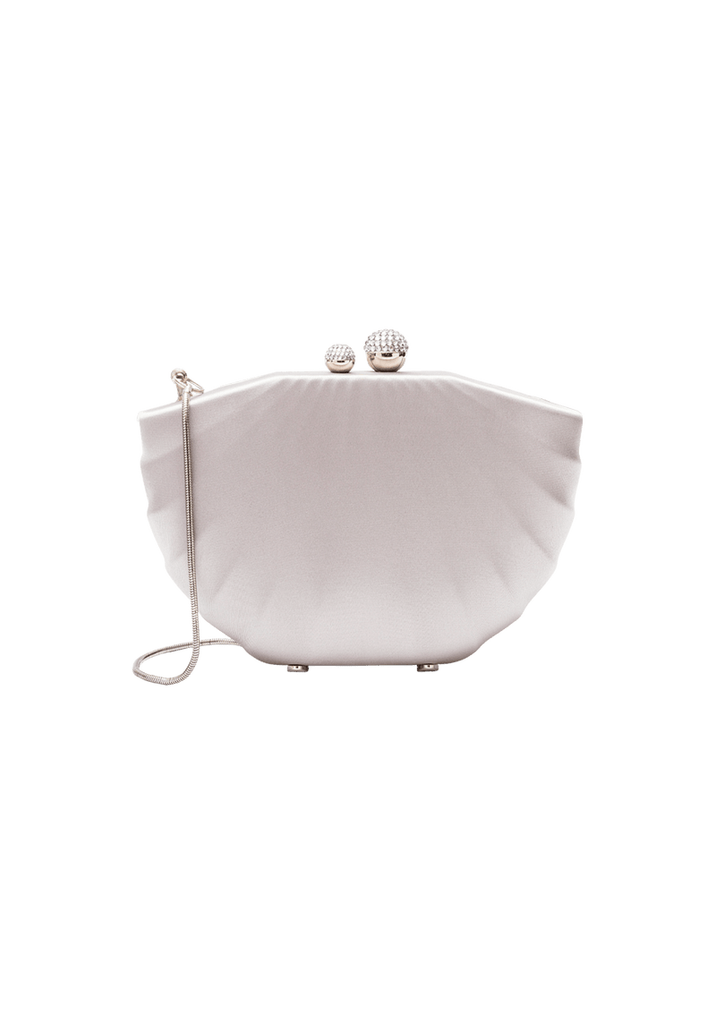 BOLSA CLUTCH EM CETIM CONCHA