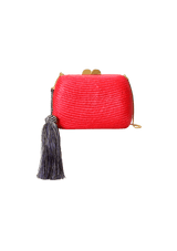 CLUTCH STRAW VERMELHO