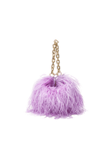 SYLVIE BAG EM PLUMAS COM CORRENTE MULTIFUNCIONAL