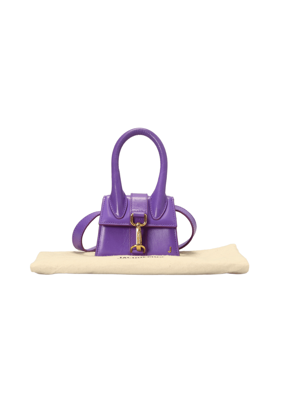 Bolsa Jacquemus Le Chiquito Montagne Mini Bag Roxo Original Bolsa Jacquemus Le Chiquito Montagne Mini Bag Roxo Original