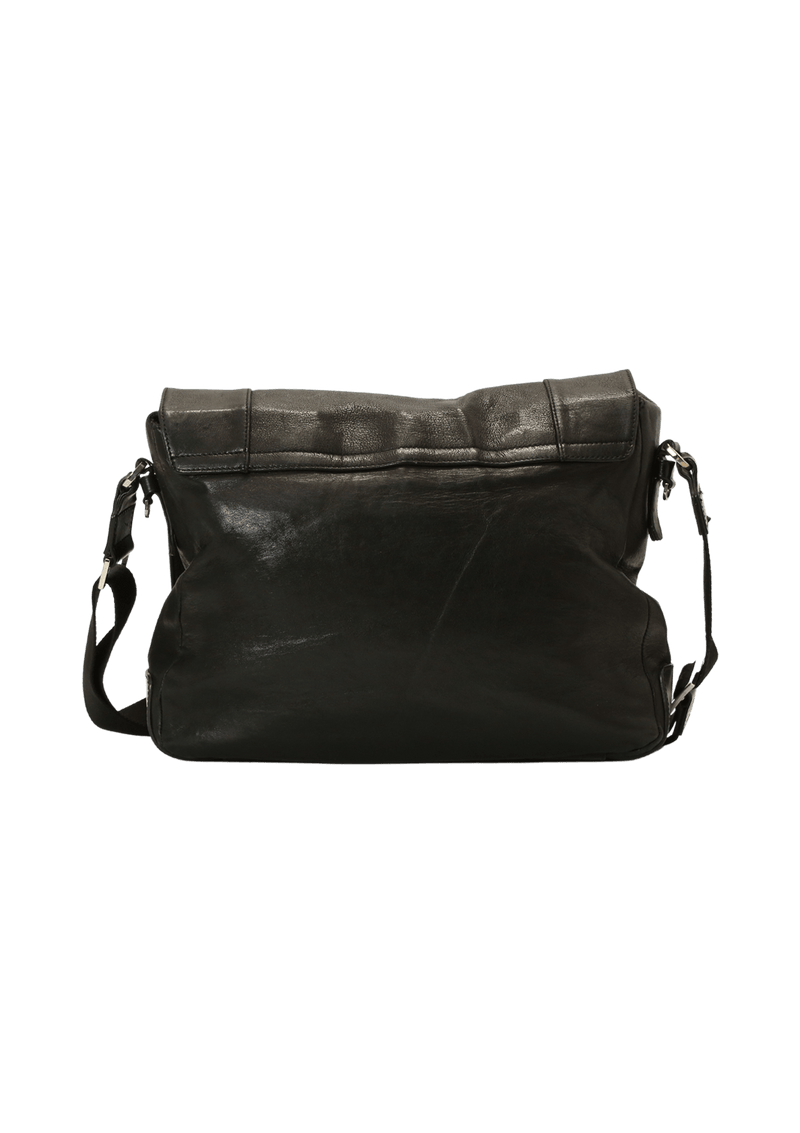 LEATHER MESSENGER BAG