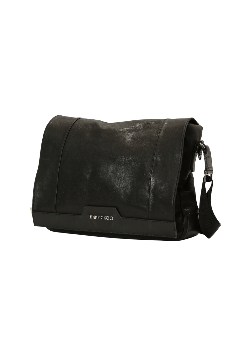 LEATHER MESSENGER BAG