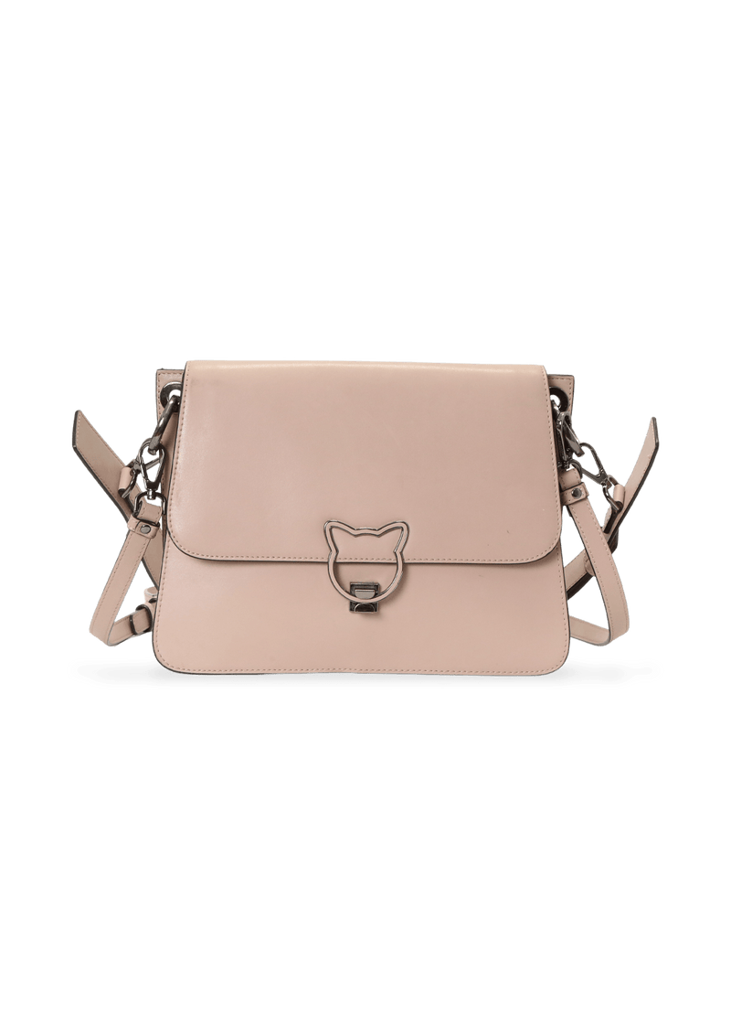 LEATHER FLAP BAG