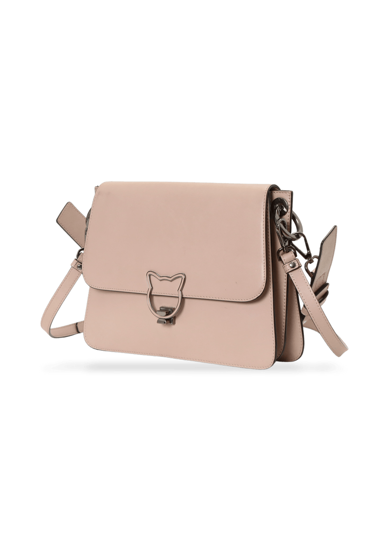 LEATHER FLAP BAG