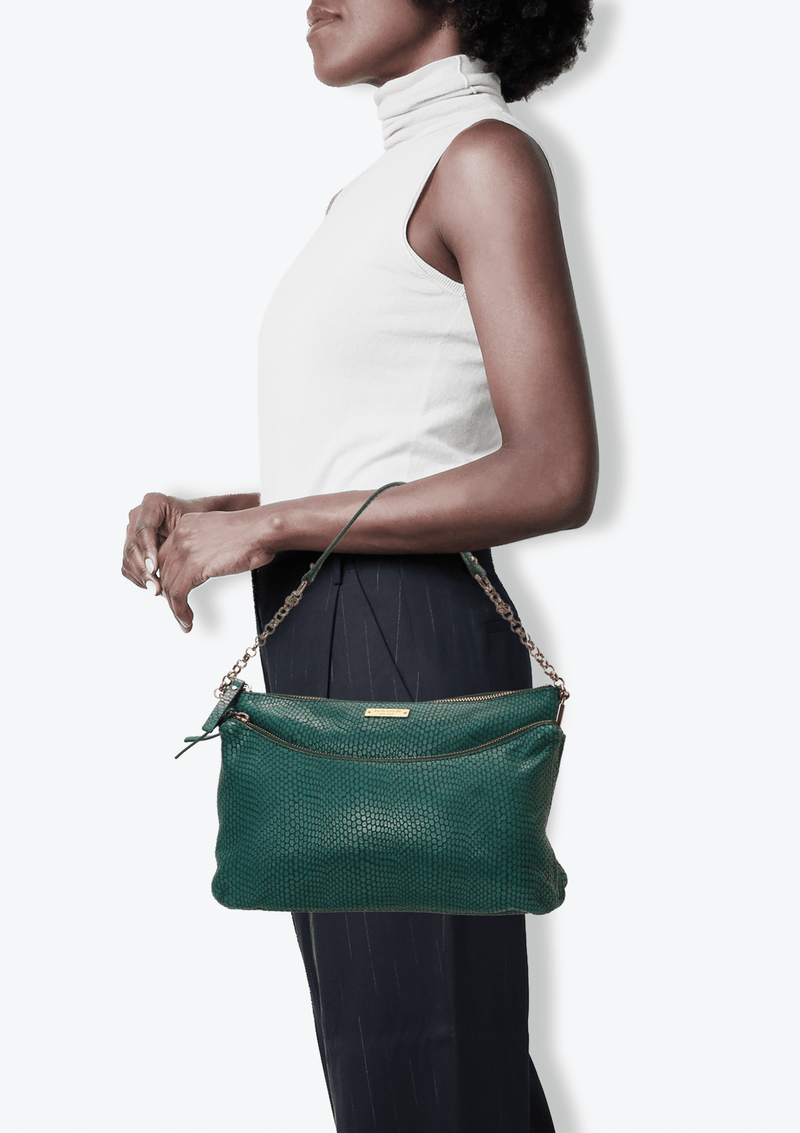 EMBOSSED CHAIN LINK BAG