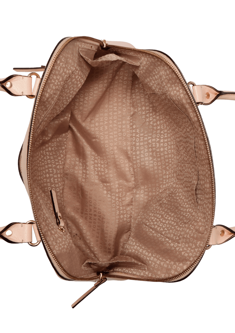 LEATHER HANDLE BAG