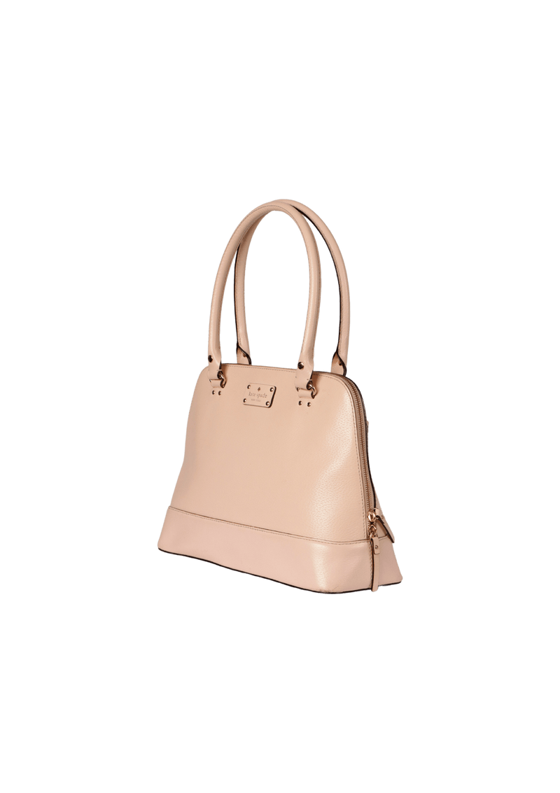 LEATHER HANDLE BAG