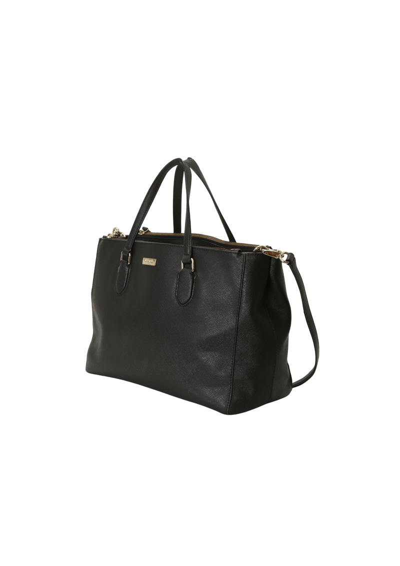 LEATHER SATCHEL BAG