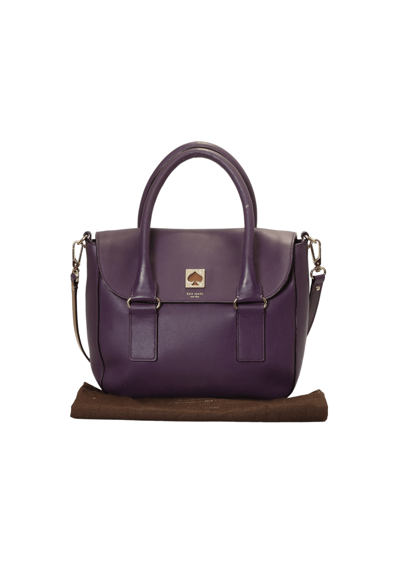 LEATHER SATCHEL BAG