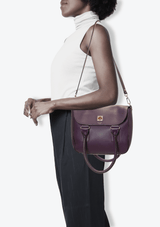 LEATHER SATCHEL BAG