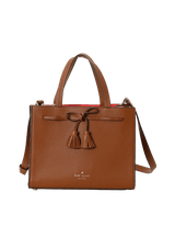 LEATHER TASSEL BAG