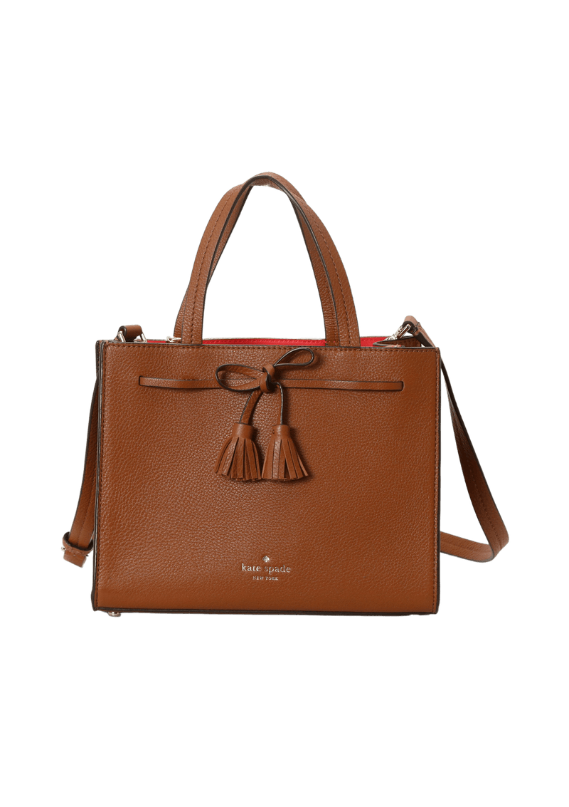 LEATHER TASSEL BAG