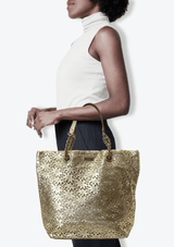 METALLIC TOTE