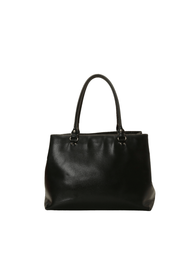 PATENT LEATHER TOTE