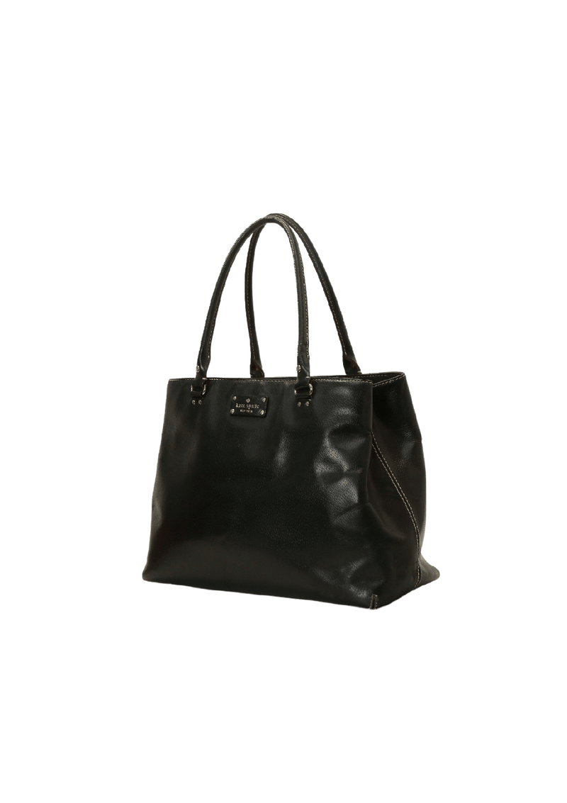 PATENT LEATHER TOTE