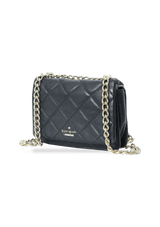 QUILTED LEATHER CROSSBODY BAG