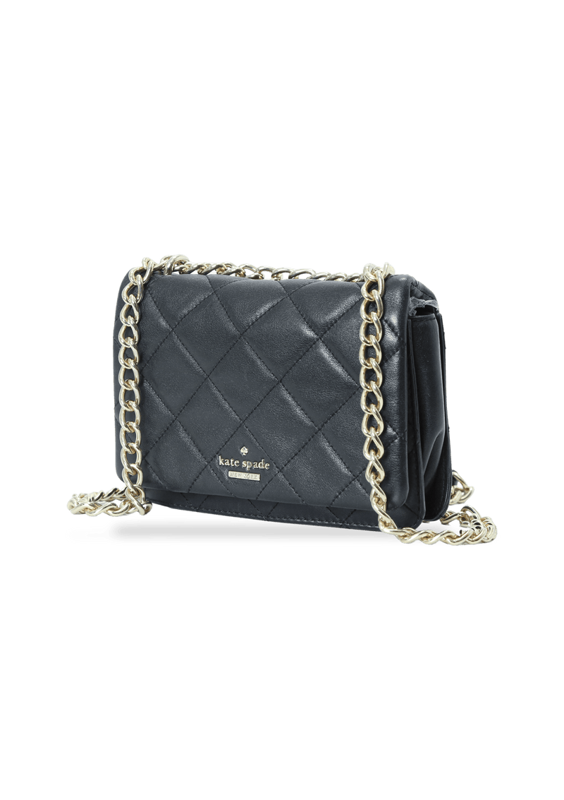 QUILTED LEATHER CROSSBODY BAG