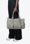 GRAINED LEATHER WEEKENDER