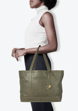 LEATHER TOTE BAG