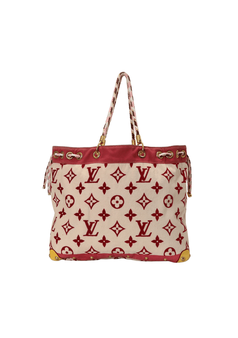 COTTON MONOGRAM EPONGE CABAS TOTE