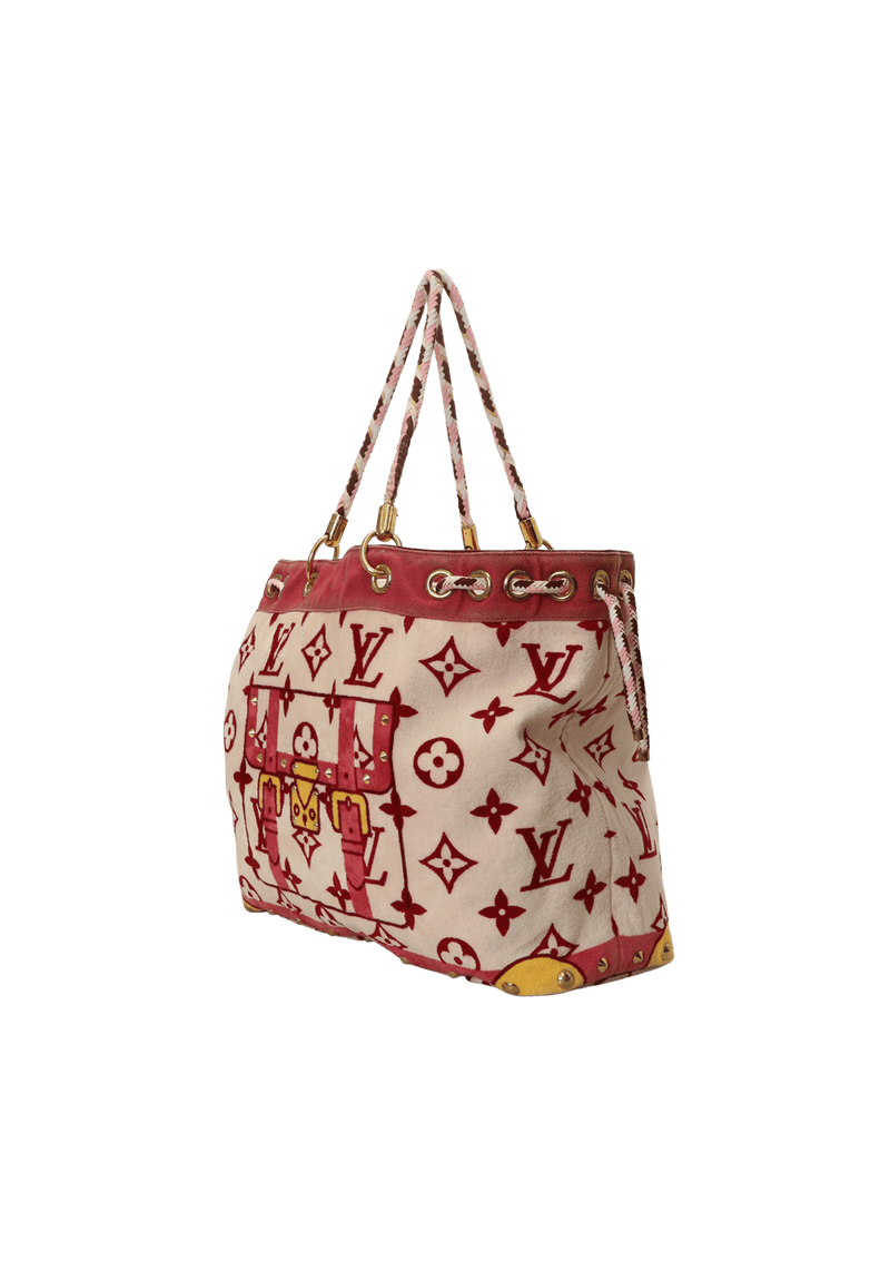 COTTON MONOGRAM EPONGE CABAS TOTE