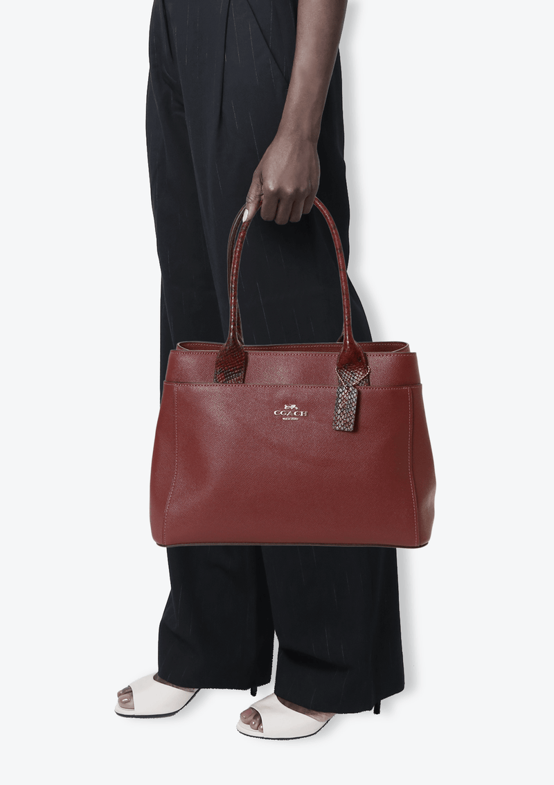 CROSSGRAIN LEATHER CASEY TOTE