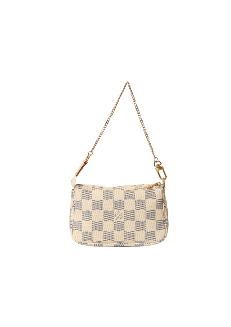 DAMIER AZUR POCHETTE ACCESSOIRES MINI