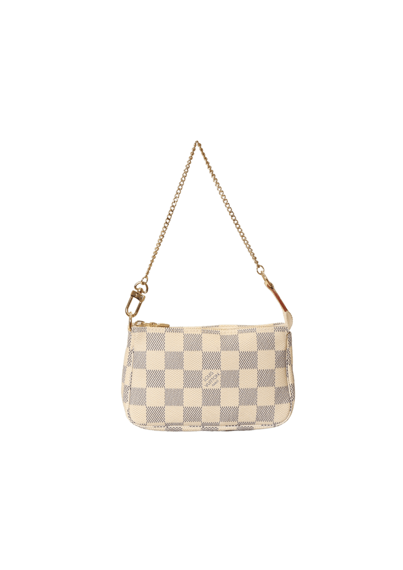 DAMIER AZUR POCHETTE ACCESSOIRES MINI