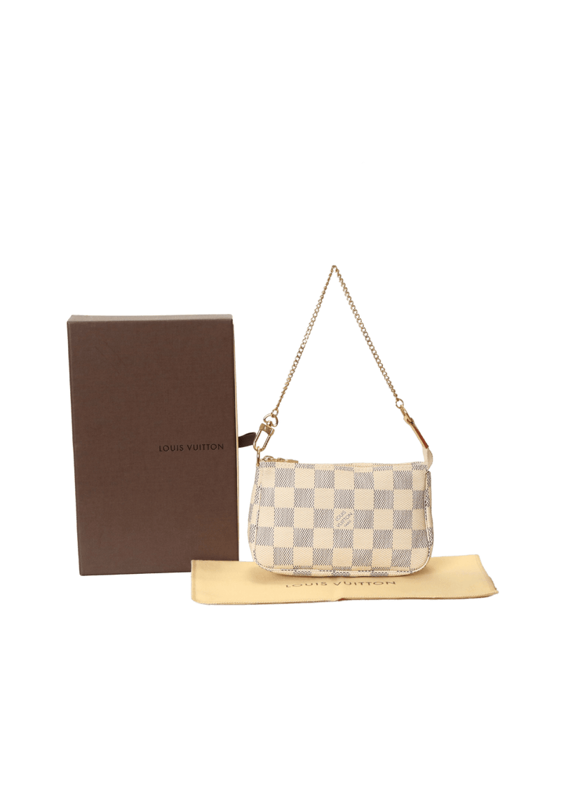 DAMIER AZUR POCHETTE ACCESSOIRES MINI