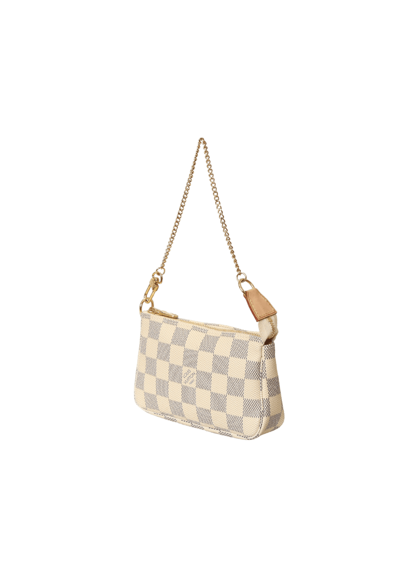 DAMIER AZUR POCHETTE ACCESSOIRES MINI