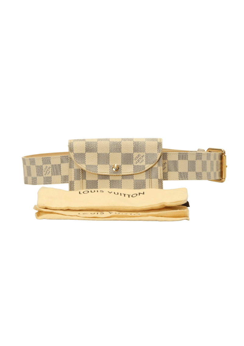 DAMIER AZUR POCHETTE BUM SAN TULLE SOLO