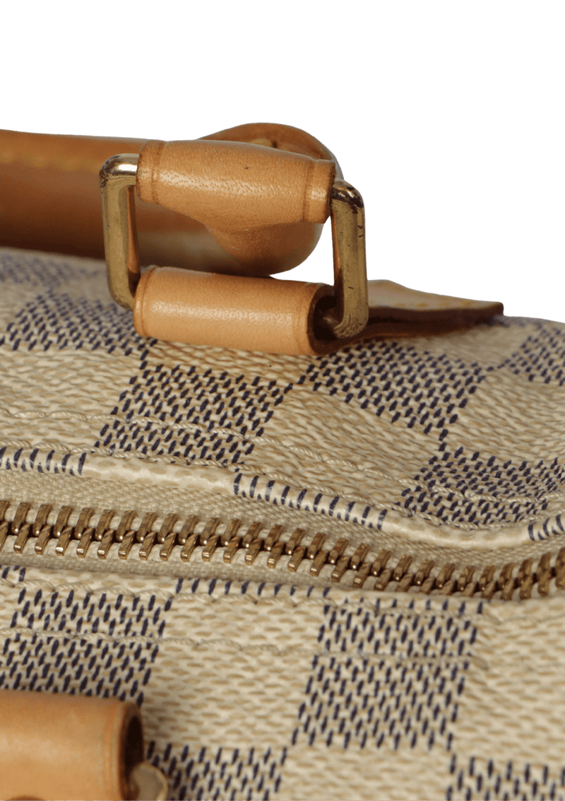 BOLSA LOUIS VUITTON DAMIER AZUR SPEEDY 25 BRANCO ORIGINAL – Gringa