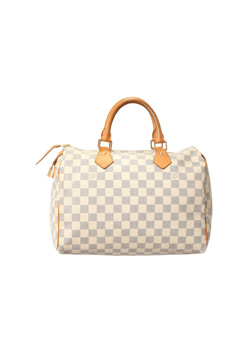 Bolsa Louis Vuitton Speedy 30 Damier Azur Original - RBL1