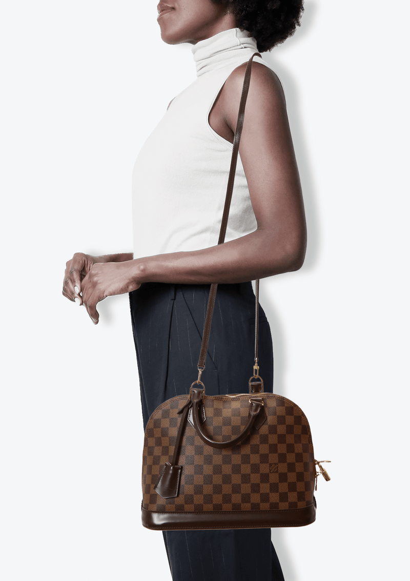 Bolsa Alma PM Damier Ébène - Bolsas