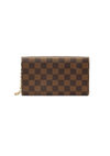 DAMIER ÉBÈNE CROISETTE CHAIN WALLET