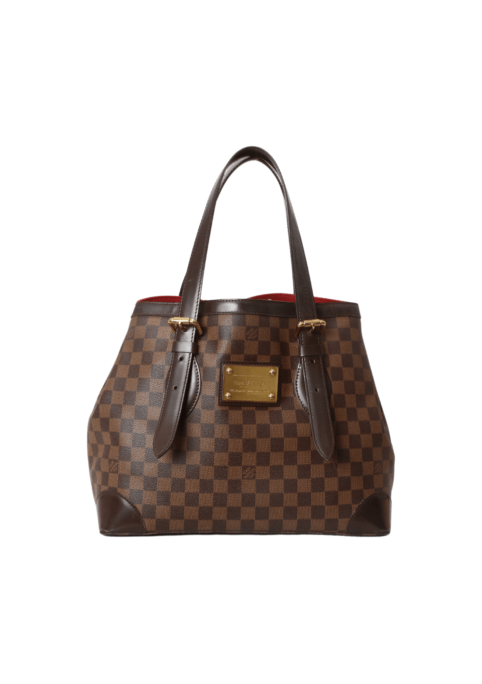 Bolsa Louis Vuitton Damier Ébène Hampstead MM Marrom Original – Gringa