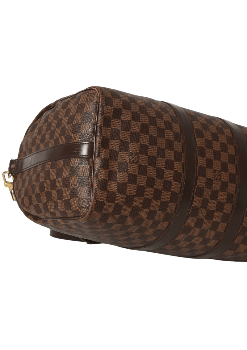 DAMIER ÉBÈNE KEEPALL BANDOULIÈRE 45