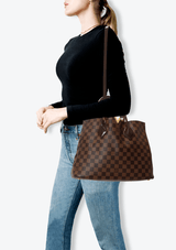 DAMIER ÉBÈNE KENSINGTON V TOTE