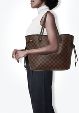 DAMIER ÉBÈNE NEVERFULL MM+POUCH