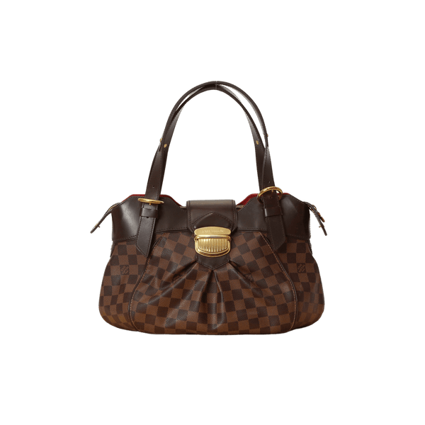 Bolsa Louis Vuitton Damier Ébène Sistina PM Marrom Original – Gringa