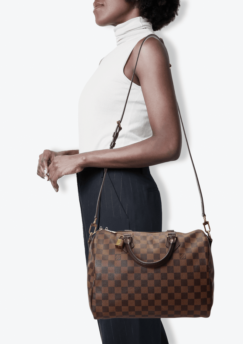 DAMIER ÉBÈNE SPEEDY 30 BANDOULIERE