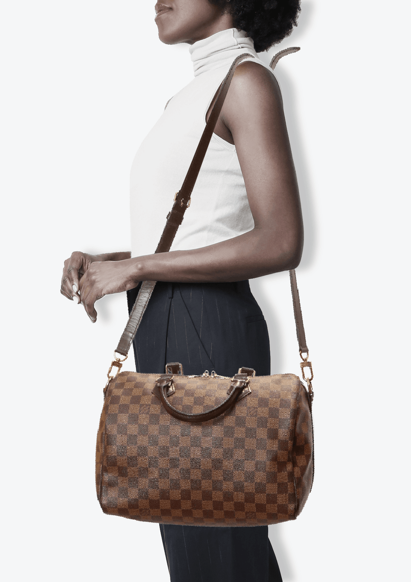 DAMIER ÉBÈNE SPEEDY 30 BANDOULIÈRE