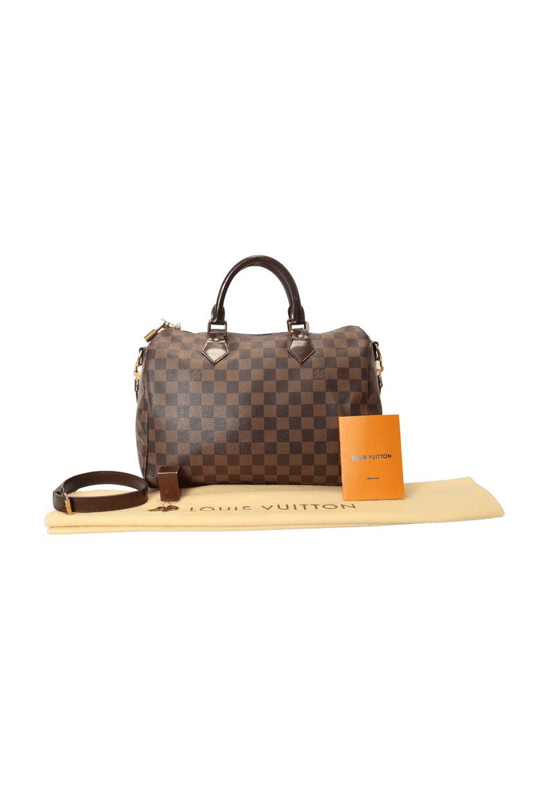 DAMIER ÉBÈNE SPEEDY 30 BANDOULIÈRE