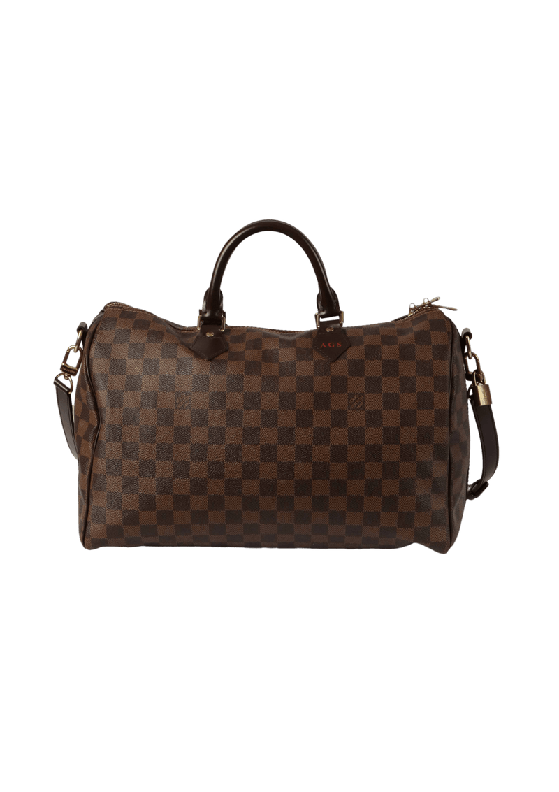 DAMIER ÉBÈNE SPEEDY 35 BANDOULIÈRE