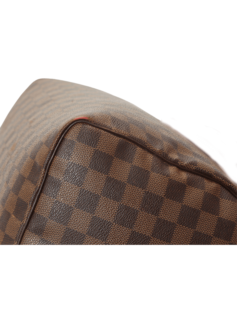 Bolsa Louis Vuitton Damier Ébène Speedy 35 Marrom Original – Gringa